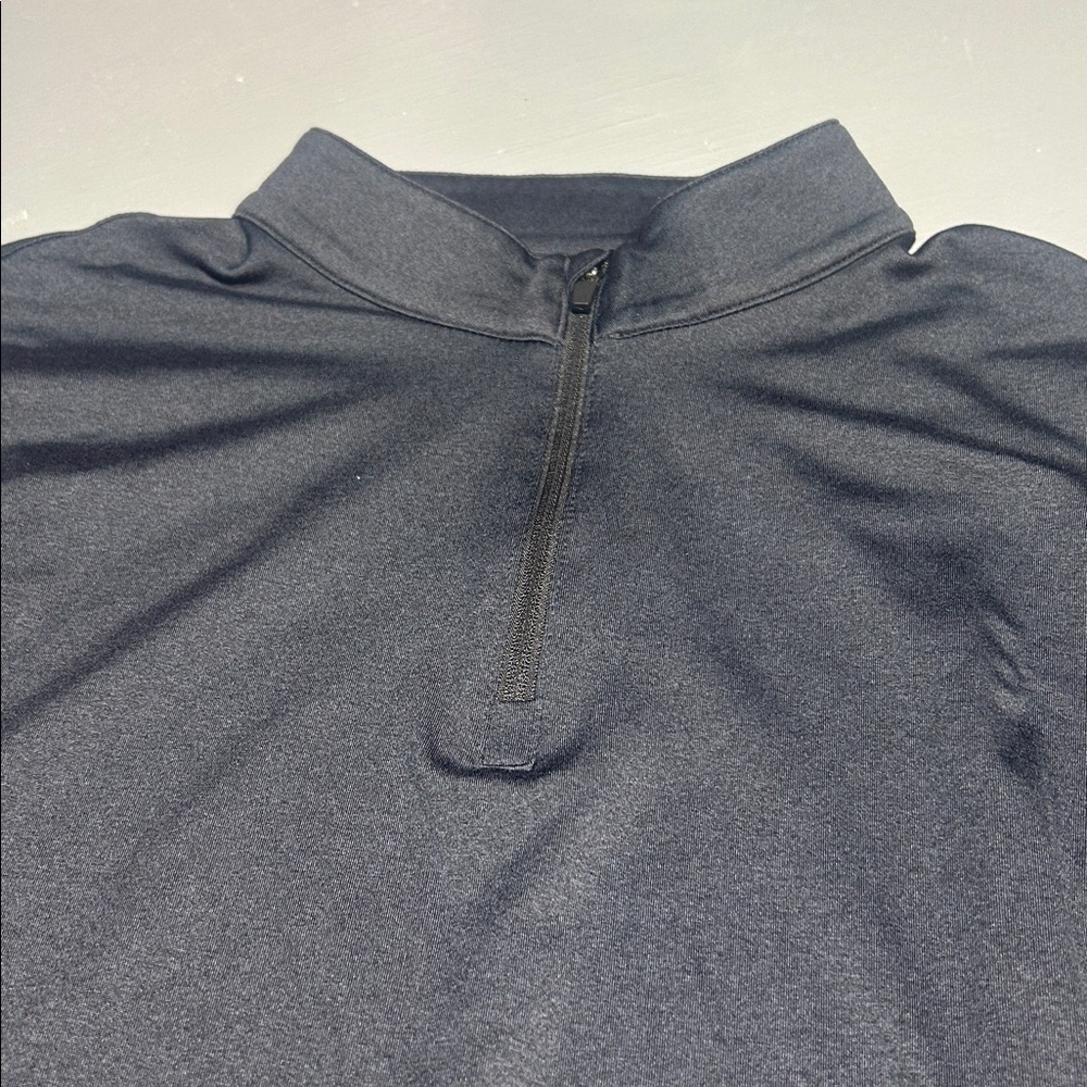 MAGCOMSEN Mens Navy Blue Quarter Zip Pullover - Picture 5 of 8